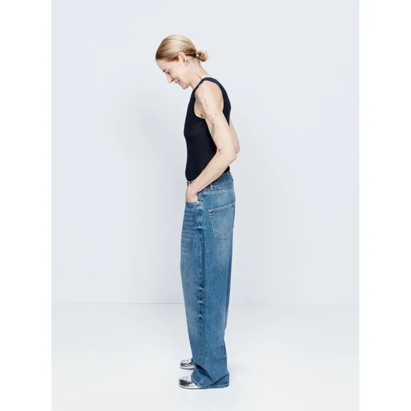 RAEY Dad Baggy Boyfriend Organic Cotton Jeans 32 - Picture 2 of 9